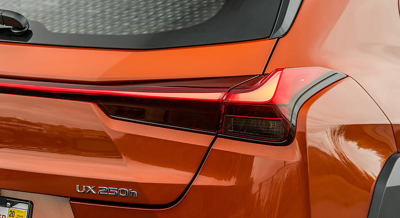 2019 Lexus UX 200h Hybrid F Sport (Color: Cadmium Orange) - Tail Light , car, HD wallpaper