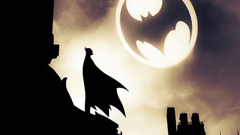 Batman Knight Bat Signal, batman, superheroes, artwork, artist, HD wallpaper