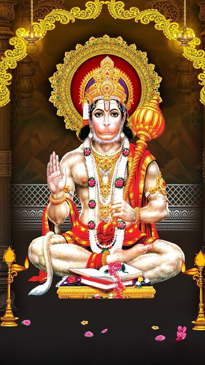 Hanuman Ji Ki, Animated Art, lord, god, bajrangbali, HD phone ...