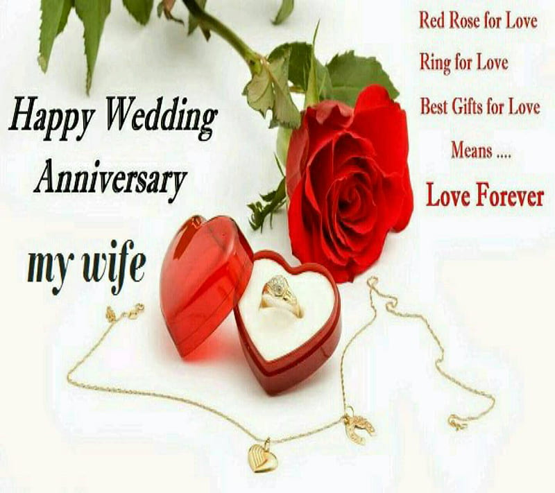 Happy anniversary, for wife, wedding, HD wallpaper | Peakpx