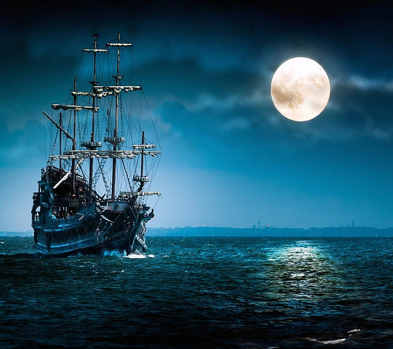 SHIP IN SEE, ghfg, jhfg, HD wallpaper