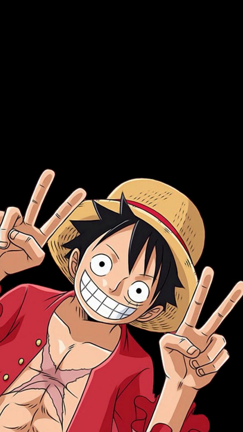 KID LUFFY BY SHANTO, animation, anime luffy, one piece, HD phone wallpaper