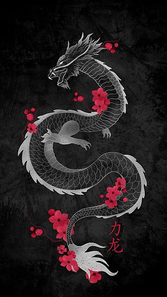 Red and black dragon illustration, dragon, fantasy art HD wallpaper |  Wallpaper Flare