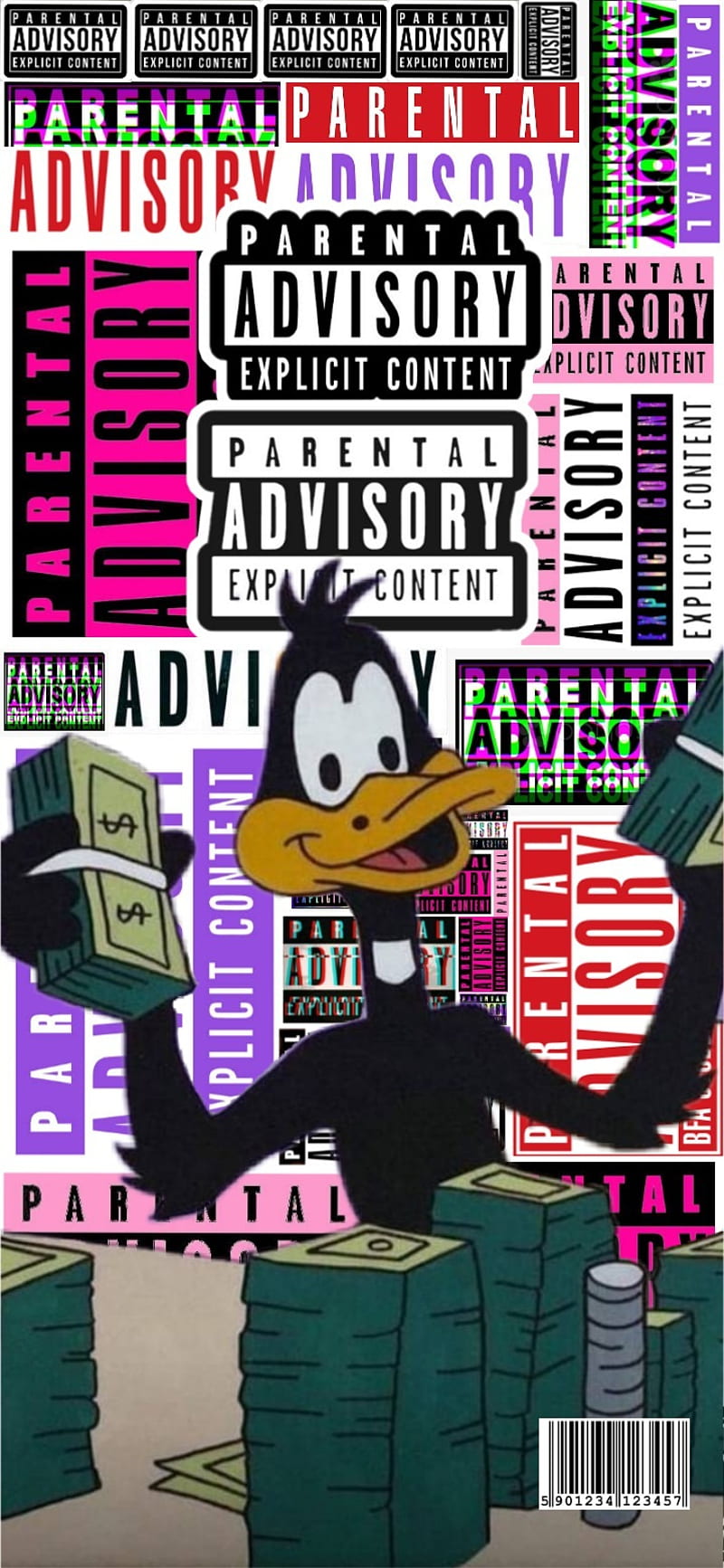Daffy Duck looney tunes parental advisory HD phone wallpaper  Peakpx