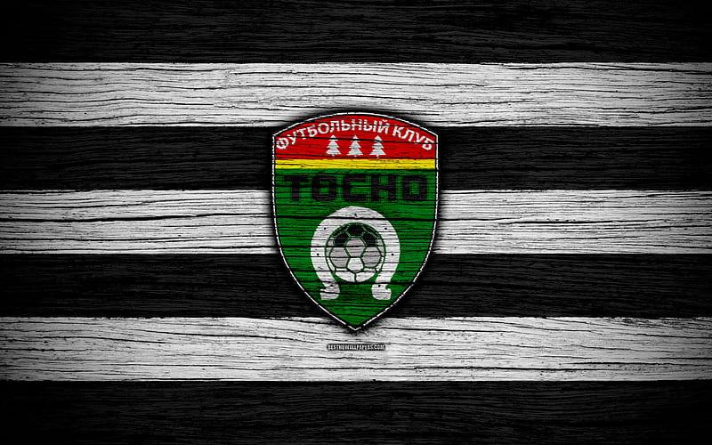 FC Tosno wooden texture, Russian Premier League, soccer, football club, Russia, Tosno, logo, art, football, Tosno FC, HD wallpaper