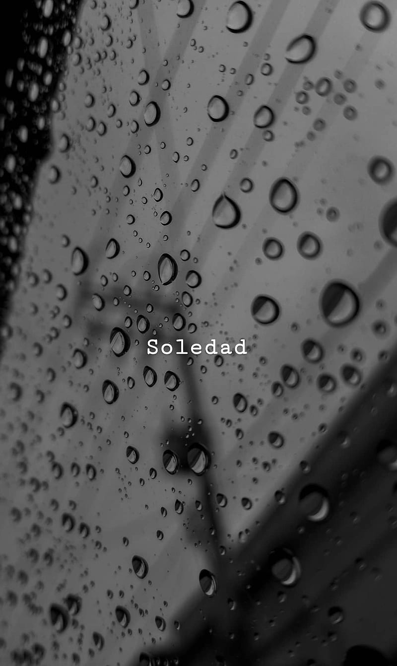 Soledad , rain, pensamiento, tristeza, HD phone wallpaper