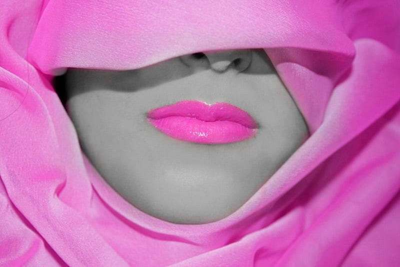 Pink lips, new, color wallpper, HD wallpaper | Peakpx