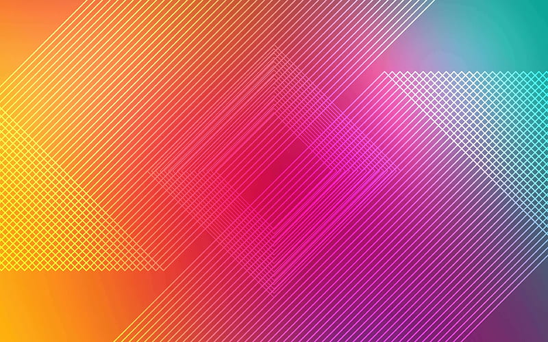 colorful backgrounds, lines, android, lollipop, geometric shapes, creative, strips, geometry, material design, HD wallpaper