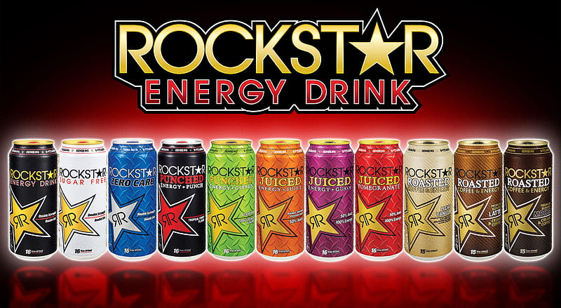 Rockstar Energy Drink Flavors, rockstar, rockstar drink, rockstar energy drink, beverage, star, HD wallpaper