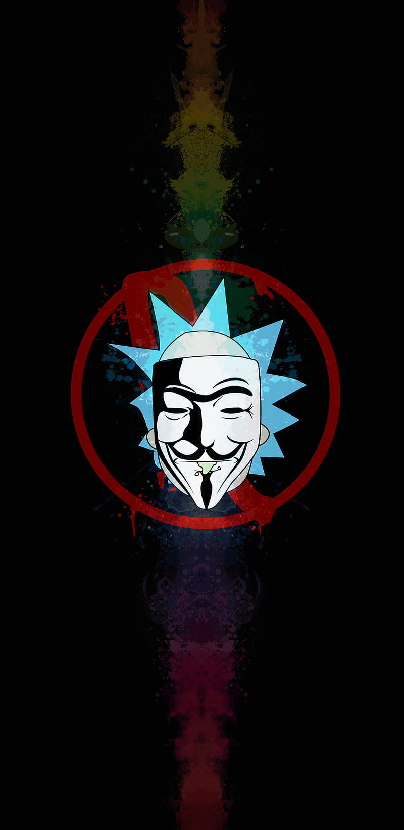 Anonymous Rick anon, cartoon, desenho, morty, rick and morty, steamroom, HD phone wallpaper