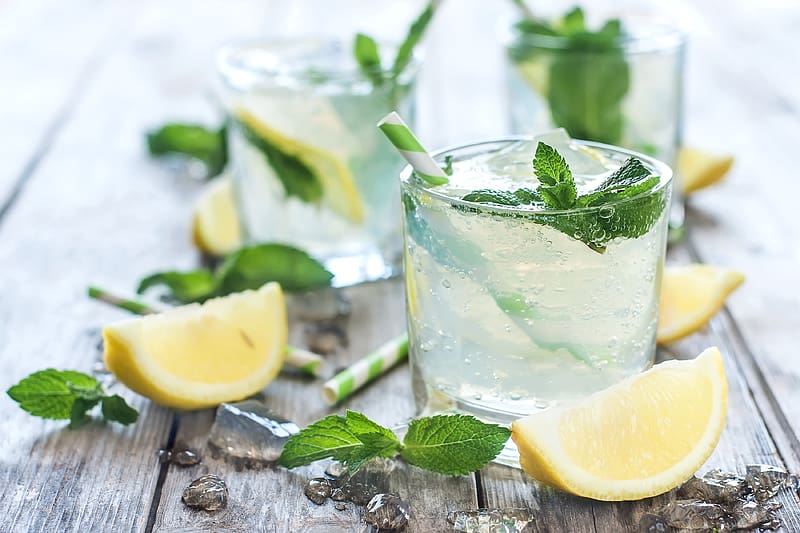 Food, Still Life, Glass, Lemon, Drink, Mint, HD wallpaper | Peakpx