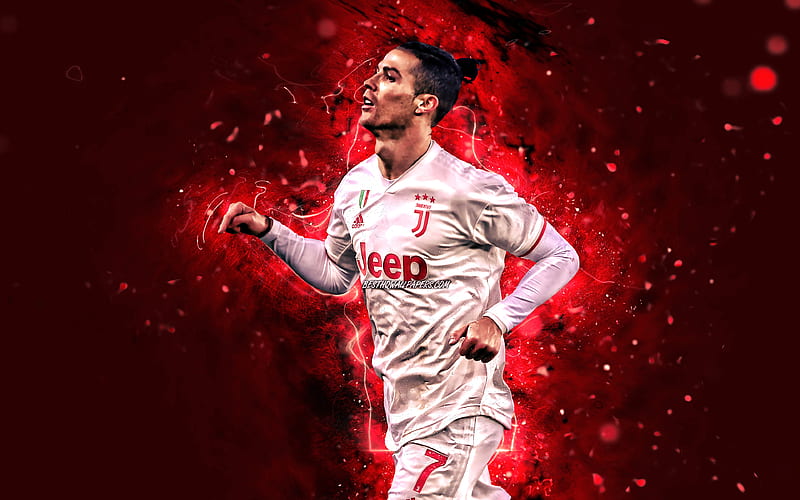 Cristiano Ronaldo, red neon lights, Juventus FC, CR7, new hairstyle,  portuguese footballers, Italy, Bianconeri, red uniform, soccer, football  stars, Serie A, CR7 Juve with resolution 3840x2400. High HD wallpaper |  Pxfuel