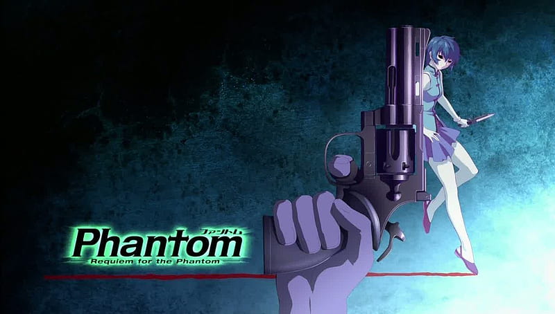 phantom EIN, emblem, revolver, ein, white, HD wallpaper