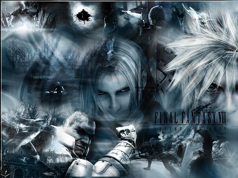 Final Fantasy Advent Children, barret, faces, advent, fantasy, cloud, final, children, sephiroth, HD wallpaper
