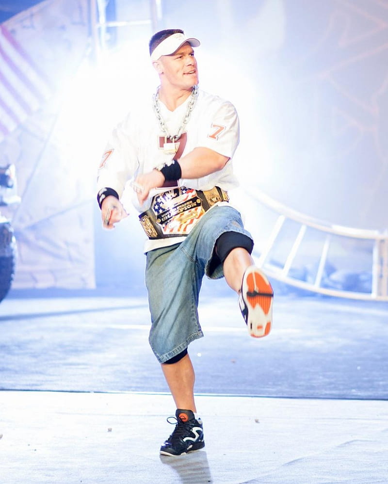 John Cena, champion, hiphop, rap, raw, thuganomics, usa, wrestling, wwe, HD phone wallpaper