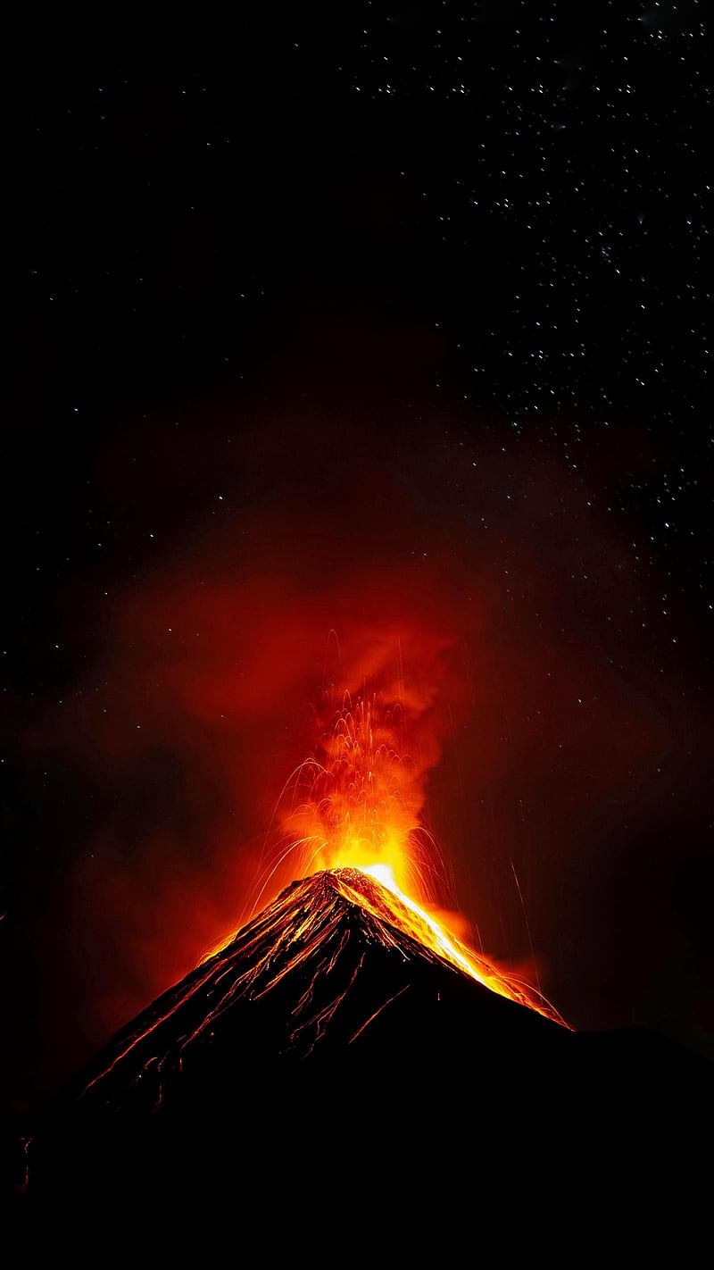 Scp, Like Life (visual novel), 3-gatsu no Lion, volcanic eruption, nature, vertical, volcano, HD phone wallpaper