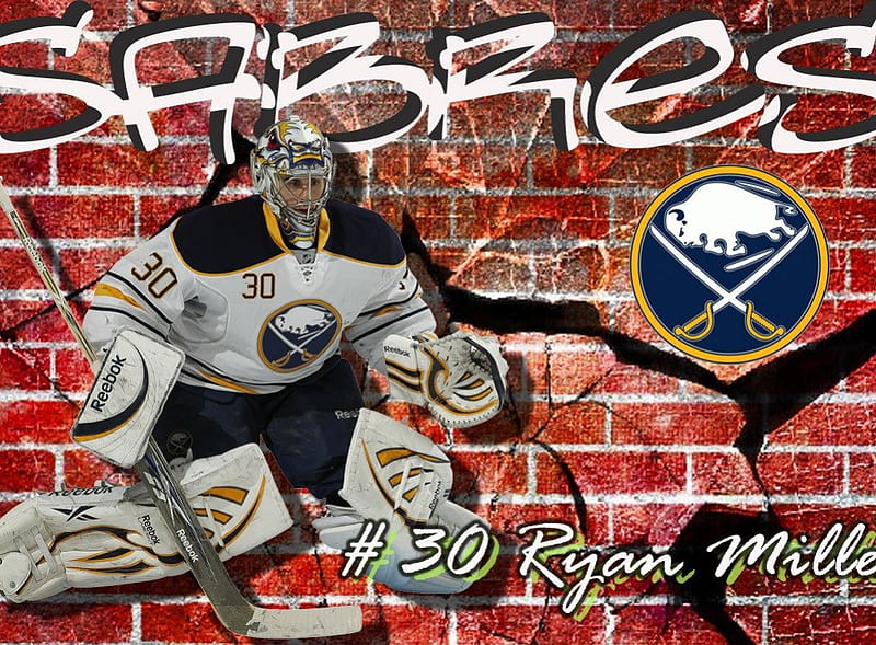Ryan Miller, Goal Tenders, NHL, Goalies, Sabres, Buffalo Sabres, HD wallpaper