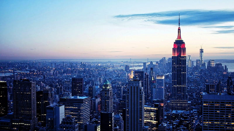 New York City, architecture, new york, buildings, urban, midtown, skyscrapers, HD wallpaper