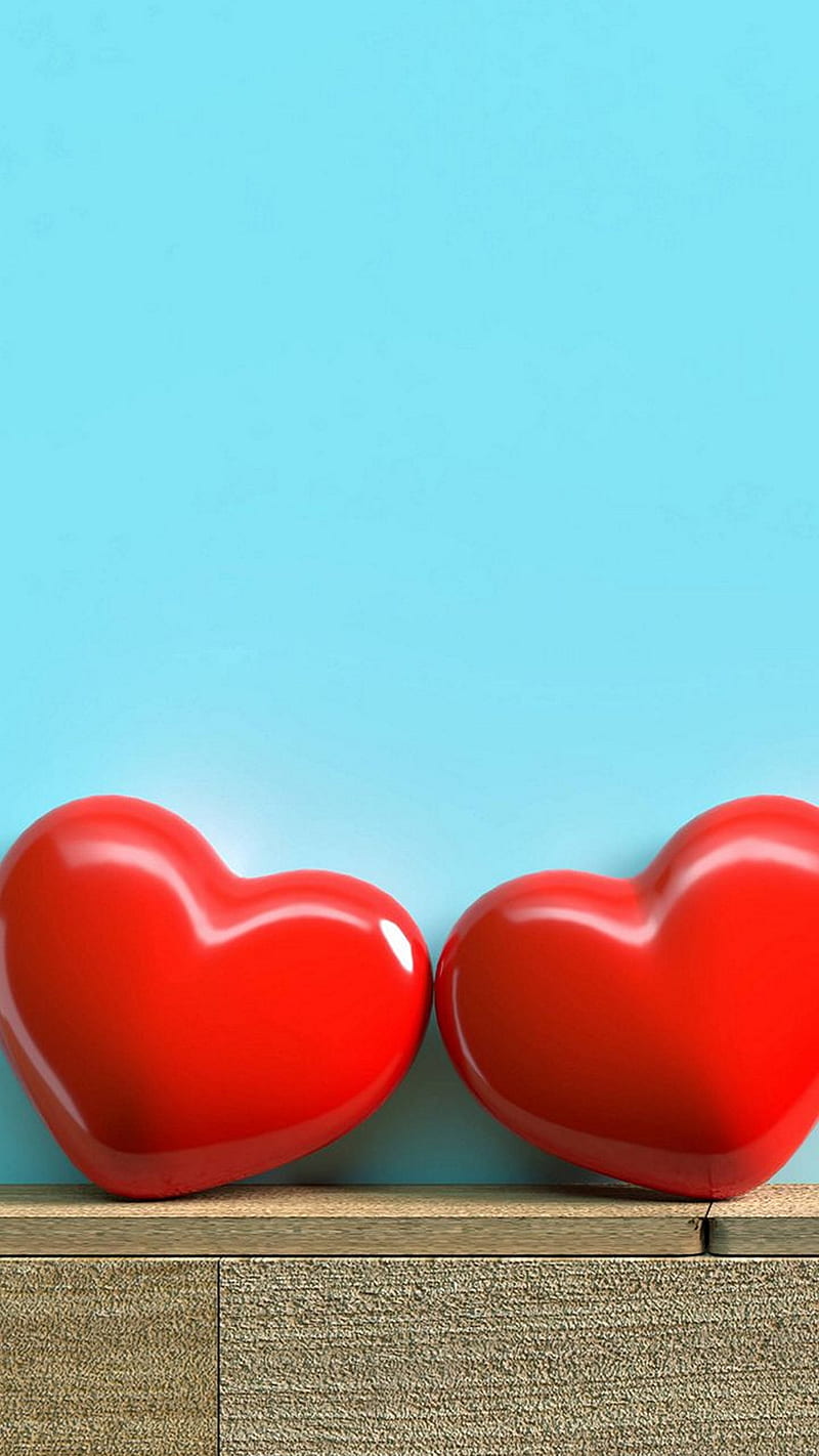 Heart , red, love, forma, HD phone wallpaper