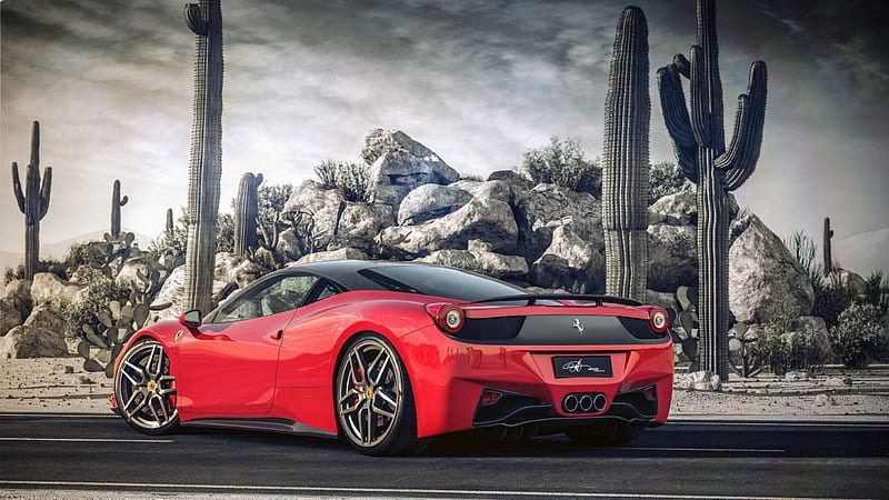 Ferrari Custom Car Wallpaper