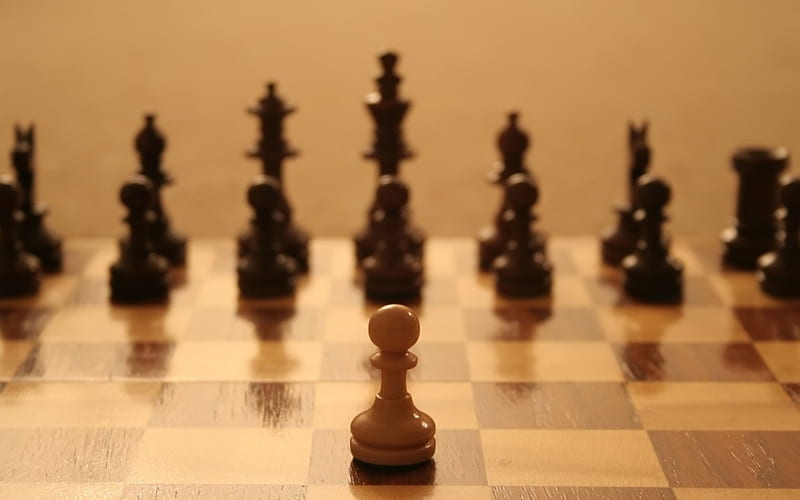 Bring it on!, king, rook, queen, bishop, chess, pawn, knight, HD wallpaper