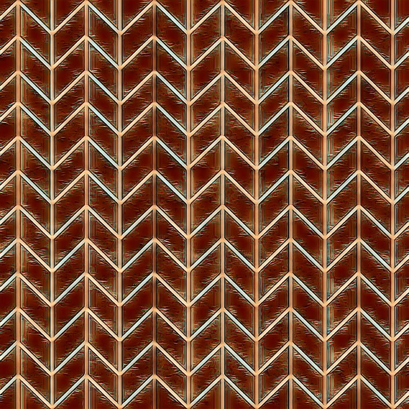 CHEVRON III V11, chevron, pattern, red, tan, white, HD phone wallpaper