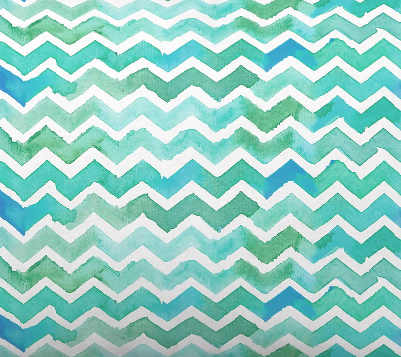 watercolor chevron, blue, HD wallpaper