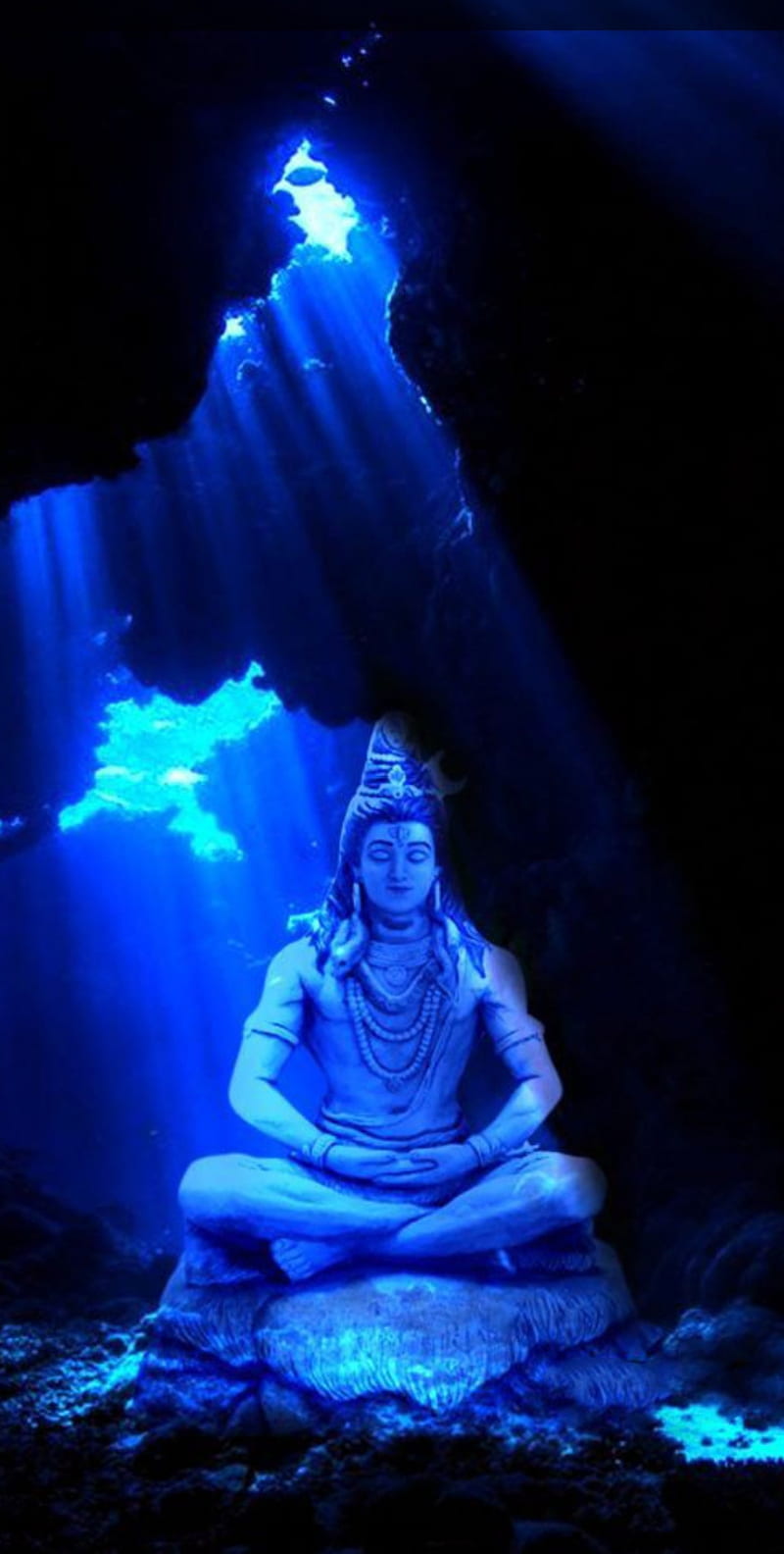 Shiva, electric blue, art, HD phone wallpaper | Peakpx