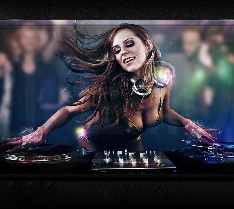 DJ Girl, cute, dance, enjoy, feelings, girl, love, music, HD wallpaper |  Peakpx