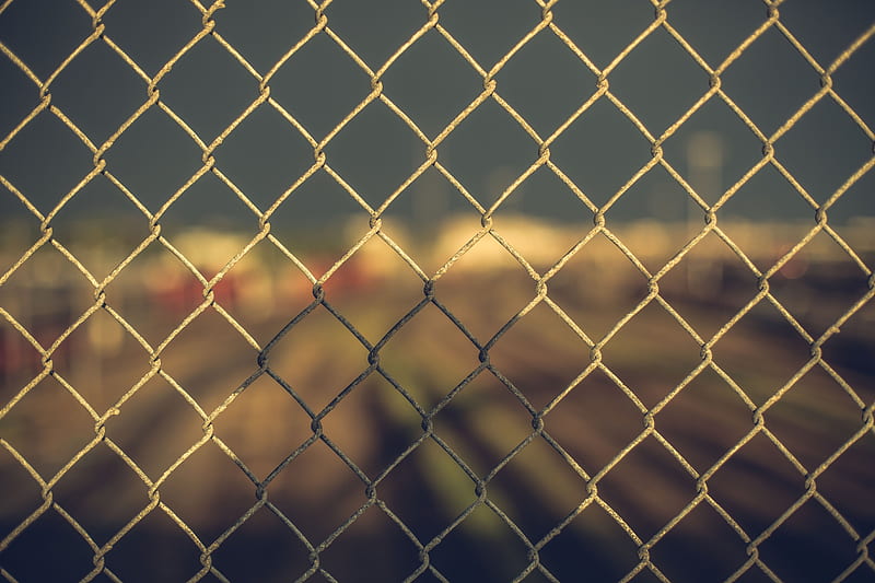 Chain Fence , chain, fence, HD wallpaper