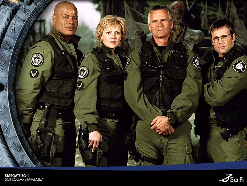 Tv Show, Stargate Sg 1, Amanda Tapping, Samantha Carter, Daniel Jackson, Michael Shanks, Richard Dean Anderson, Jack O'neill, Christopher Judge, Teal'c (Stargate), HD wallpaper