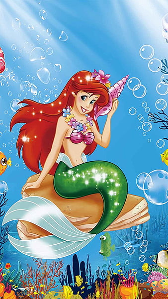 Premium AI Image  The little mermaid wallpapers hd wallpapers