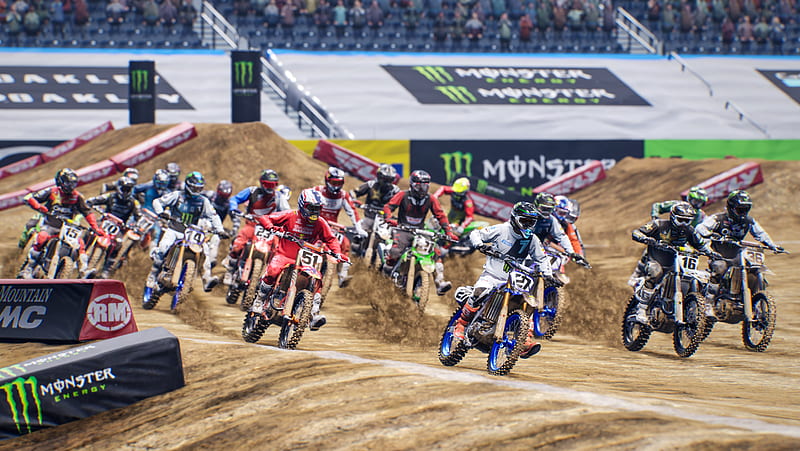 Video Game, Monster Energy Supercross - The Official Videogame 5, Motocross, HD wallpaper