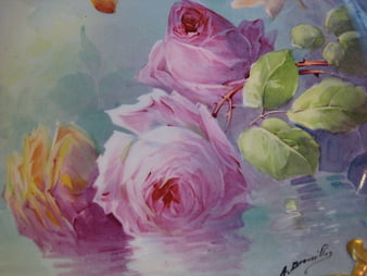 HD roses_painting wallpapers | Peakpx