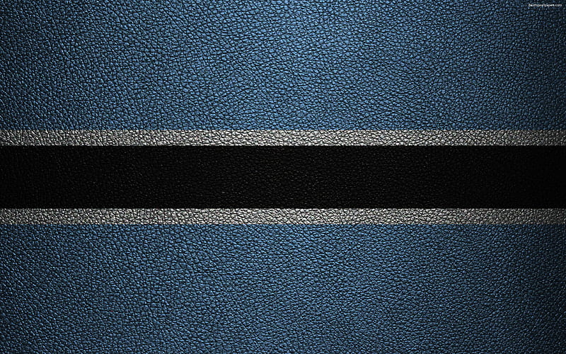 Flag of Botswana, leather texture Botswana flag, Africa, world flags, African flags, Botswana, HD wallpaper