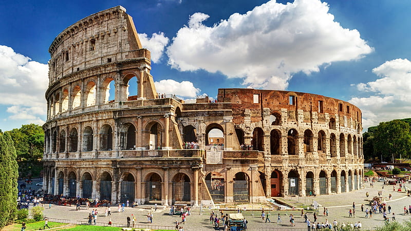 italy rome, the colosseum, HD wallpaper