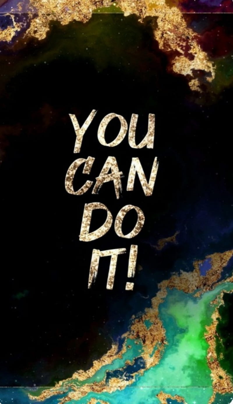 You can do it, motivation, captions, HD phone wallpaper