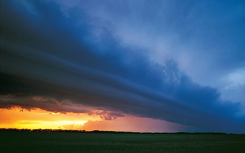 Kansas storm cloud, HD wallpaper