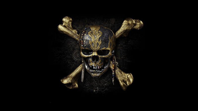 Pirates Of The Caribbean: Dead Men Tell No Tales (2017), Dead Men Tell No Tales, pirates, movie, action, skull and bones, film, adventure, 2017, Pirates Of The Caribbean, HD wallpaper