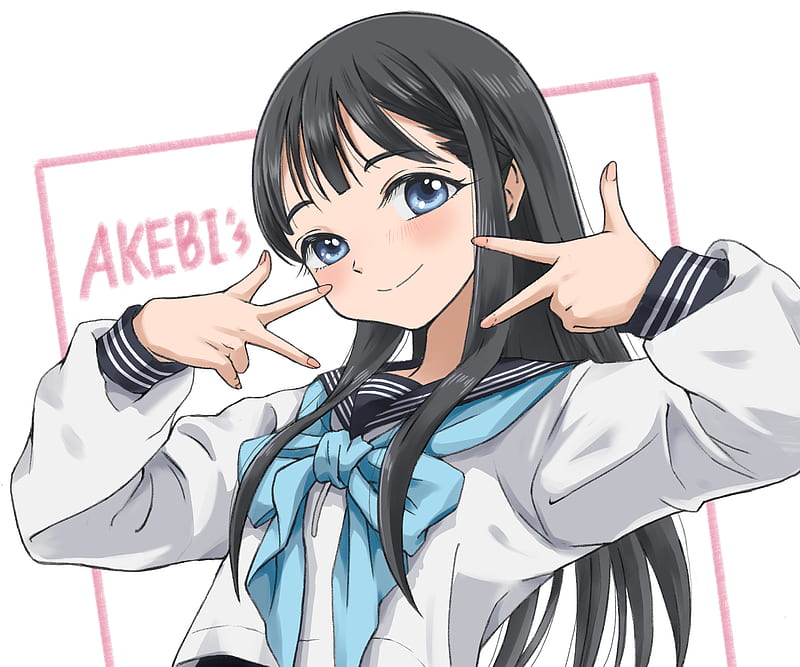 Anime, Akebi's Sailor Uniform, Komichi Akebi, HD wallpaper