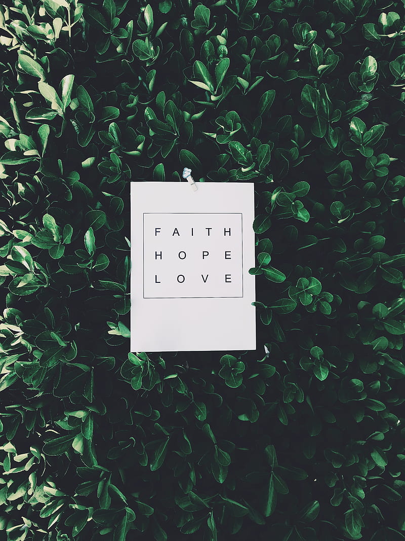 faith, hope, love, inscription, HD phone wallpaper