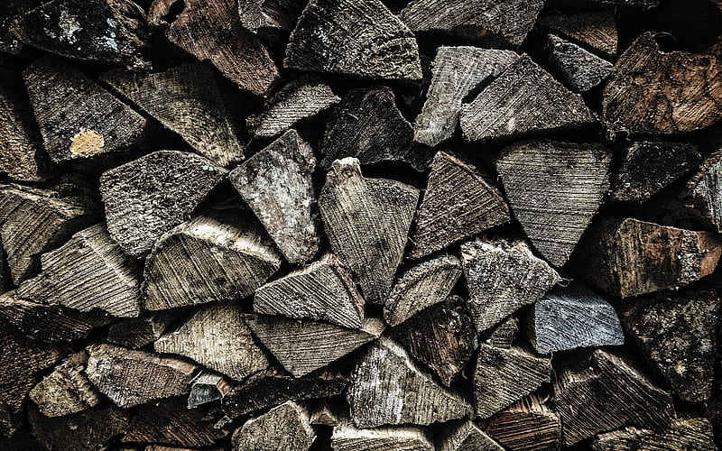 wood log texture, firewood texture, Stacked wood logs, logging concepts, wood texture, wooden background, HD wallpaper