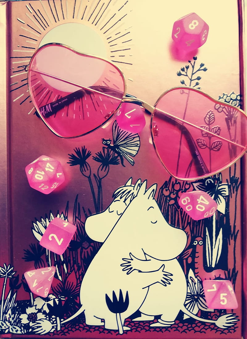 Moomin Butterfly Dice Glasses Love Pink Snorkmaiden Sun Hd Phone Wallpaper Peakpx