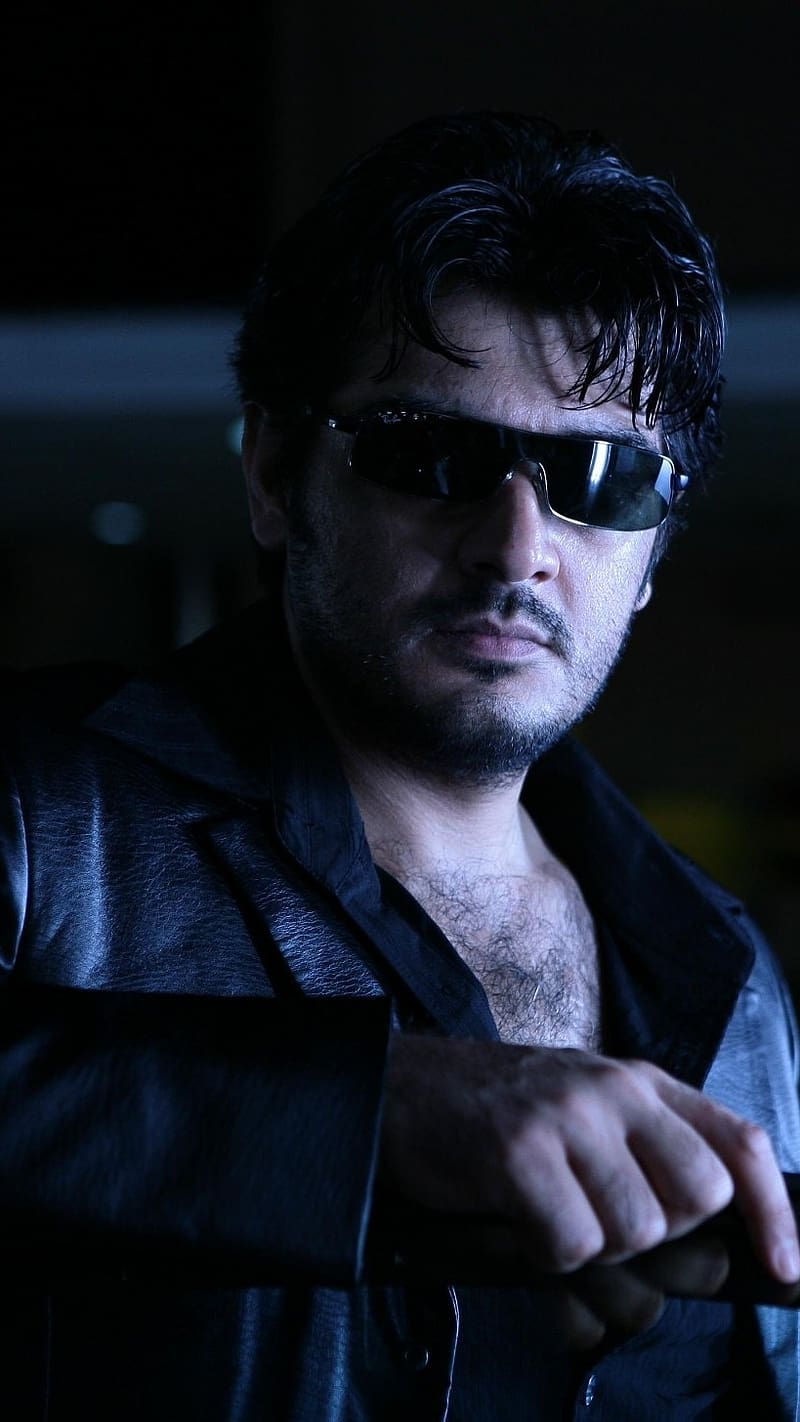 Ajith Kumar Closeup, ajith kumar, closeup, glasses, actor, south indian, HD phone wallpaper