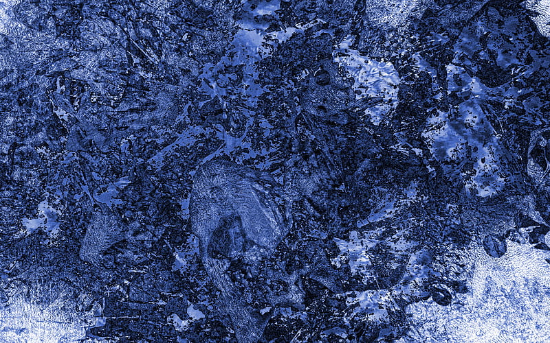 Blue grunge texture, stone texture, blue creative background, grunge backgrounds, grunge texture, blue backgrounds, HD wallpaper