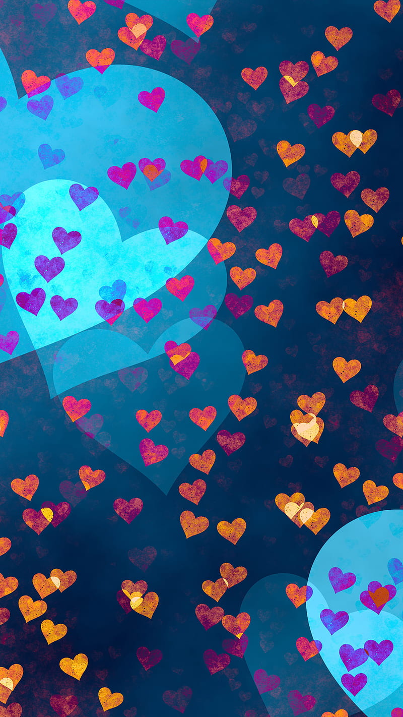 Love Heart , dil, corazones, HD phone wallpaper