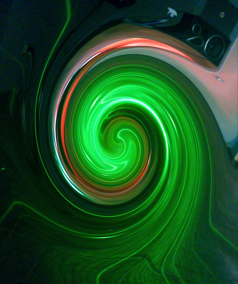 Distorsion temporal, fondo de pantalla, verde, tiempo, viaje en el tiempo, psicodelia, HD phone wallpaper