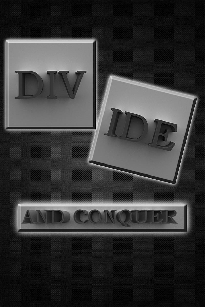 divide and conquer, conquer, divide, HD phone wallpaper