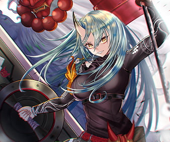 Jogos arknights hoshiguma chen plástico scroll poster pendurado pintura  anime lona imagem da arte impressão decoração