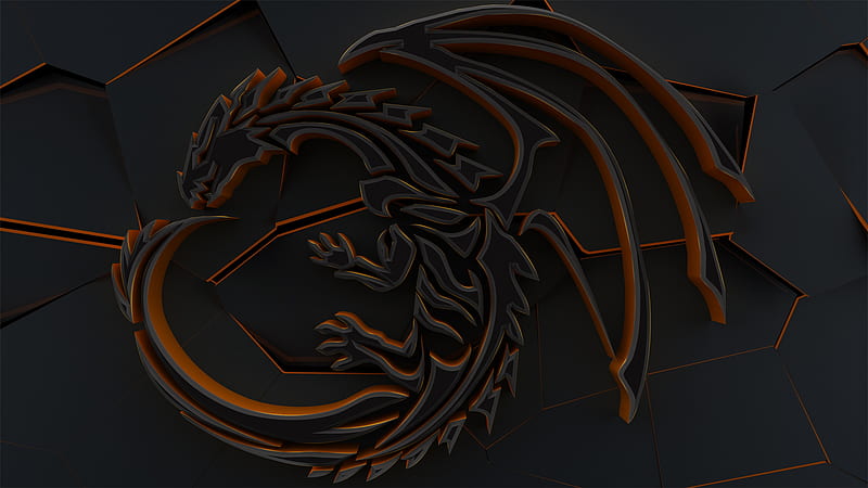 Dragon 3d Abstract Cgi Art, dragon, artist, artwork, digital-art, 3d, HD wallpaper